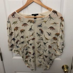Forever 21 dinosaur top